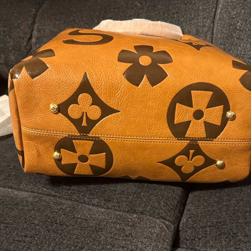 Brown Designer Tote Bag - Picture 9 of 9
